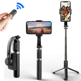 Roreta Handheld Gimbal Stabilizer Bluetooth Selfie Monopod Holder For Smartphone Phone Video Record Live