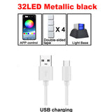 LED Light RGB Sound Control Lights App Control Music Rhythm Colorful Pickup LAMP DJ Disco Car TV Computer Desktop Decora Lights