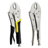 10 inch Round Jaw Vice Grips Vigorous Pliers Multifunctional Locking Pliers  Straight Jaw Lock Vise Grip Clamp Hand Tools