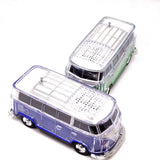 Car speaker WS-267BT colorful mini bluetooth speaker car shape mini bus speaker sound box MP3++U disk+TF+FM+LED 7color function