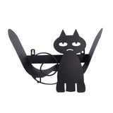 Black Cat Toilet Paper Holder Vertical  Paper Roll Holder for Kitchen Bathroom K3KA