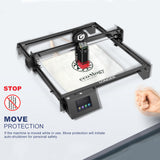 LONGER RAY5 5W Laser Engraver Eye Protection 400x400mm Carving Area Ultrafine Laser Spot Compatible with LaserGRBL LightBurn