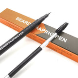 Four-pronged Beard Pen Beard Drawing Pen Filling Pen And Beard Brush Waterproof Barber Pencil And Brush