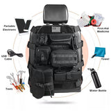 Universal Front Seat Cover Case Storage Bags Tactical Seat Cover For Jeep Wrangler CJ YJ LJ JK JL Storage Bags Molle Pal Po P9E0