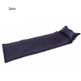 2Pcs Inflatable Pillow Air Mattress Self Inflating Camping Mat Sleeping Bed Camping Pad Picnic Beach Mat Sand Mat