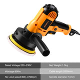 220V 3700rpm Electric Car Polisher Machine 700W Auto Polishing Machine Adjustable Speed Sanding Waxing Tools Car Accessories