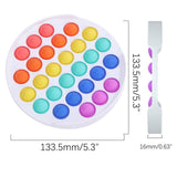 Push Bubble Fidget Toys Children Adult Stress Relief Hand Decompression Toys Pop Push Pops Bubble Sensory
