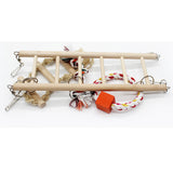 Parakeet Home Durable Cage Hanging Bite Cockatiel Parrot Colorful Standing Pet Bird Swing Toy