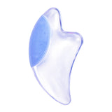 Gua Sha Massage Stone Gua Sha Scraper Board Luminous Crystal With Silicone Facial Cleansing Brush For Facial Tightening Care