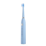 Electric Toothbrush USB 4 Replacement Heads 6 Cleaning Modes