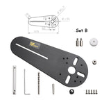 Wood Router Milling Slotting Circle Groove Circle Cutting Jig for Makita Electric Hand Trimmers Woodworking Work Bench