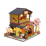 DIY Wooden House Japan Style Miniature Doll House Kits Mini Dollhouse  with Furniture Precised Design Dollhouse For Decoration T