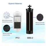 Water Filter Replacement,2 Activated Carbon Filters And 2 Fluoride Filters Compatible With Purifiers Water Filter System