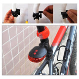 Bicycle Lights Bicycle Laser Tail Light 5LED Mountain Bike Laser Safety Warning Light Bicycle Accessories