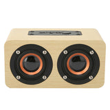 Retro Bluetooth Speaker Built in Mic Full Frequency 90Hz-20KHz Portable Wireless Speaker Supports Memory Card USB AUX MP3