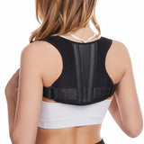 Adjustable Steel Bone Upper Back Clavicle Shoulder Support Posture Corrector Corset Spine Brace Back Belt Orthotics Pain Relief