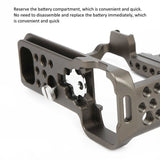 Camera cage photography camera cage Metal Camera Cage Multifunctional Wooden Side Handle Grip Set Replacement for Sony A7C