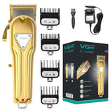 Full metal professional hair clipper barber electric beard hair trimmer for men rechargeable cordless haircut machine