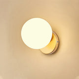 Nordic Led Wall Moon Lamp Iron Modern Decorative Stairs Led Light Home Bedside Round Glass Wall Lights Wood Applique Murale E27