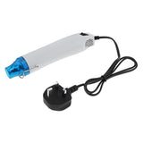 Heat Gun 230V 300W Handheld Heat Gun Multifunction Mini DIY Rapid Warming Hot-Air Blower with Supporting Seat