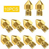 10/20pcs 3d Printer Accessories Nozzle Accessory Mk8 0.4mm For Cr-10 For Ender 3 For Anet A8 Perfectly Circular And Thread Size