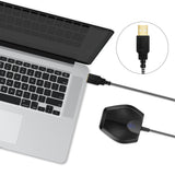 New USB Microphone USB Omnidirectional Microphone Desktop Computer Microphones For Office Meeting Video Chatting Dropshipping