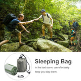 For Camping Outdoor Lightweight First Aid Mini Portable Thermal Waterproof Emergency Sleeping Bag With Survival Whistle Durable