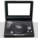 9.8 Inch Portable Home Car DVD Player VCD CD Game TV Player USB Radio Adapter Support FM Radio Receiving-EU Plug
