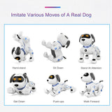 LE NENG TOYS K16A Robot Dog Stunt Dog RC Dog Voice Command Programmable Touch-sense Music Song Robot Toys for Kids Birthday Gift