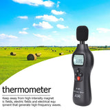 Mini Noise Tester Measuring Instrument High Accuracy 30-130dB dB Meter Digital Audio Sound Level Detector Meter Decibel Monitor