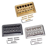 Guitar Saddle Bridge Tailpiece For 6 String Electric Guitar Parts