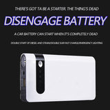 Car emergency starting power supply 12V multi-function power supply 20000 mAh car jumping starter mobile phone charging