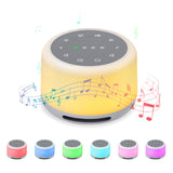 Portable White Noise Sound Machine with Mood Light Natural Sounds &amp; Music Baby Sleep sound Machine, Adults Stress relieving