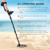 3.35-inch LCD Outdoor Metal Finder Underground Metal Detector Treasure Finder Handheld Gold Digger Hunter Sensitivity Adjustable