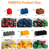 300/500/1000 Pieces DIY model Assembly Building Blocks Sets Creative Bricks Kids Educational Toys Children's Toys Blocks Gift