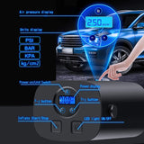 HOT-Rechargeable Air Compressor 3000Mah, Mini Portable Tire Inflator Electric Tire Air Pump, Lcd Display Led Light, For Cars