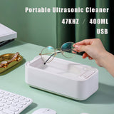 USB Power Supplys Ultrasonics Cleaning Machine Household Stainless Steel Cleaning Glasses Braces Dentures Jewelrys Cleaning Tool