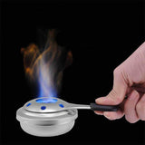 2 Pcs Portable Alcohol Stove Windproof Stainless Steel Camping Stove for Outdoor Camping Hiking Cooking Tea Coffee Stove