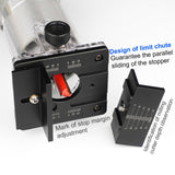 Woodworking 2 In 1 Connector Triming Machine to Slotting Tool Invisible Part Trimming Conversion for 65mm Trimming Machine