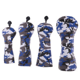 1 Set Golf Club Head Covers Camouflage Interchangeable Adjustable Wear Resistant Golf Wood Cover Set With Number 135UT Clubs Set