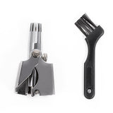 1Pcs Stainless Steel Manual Nose Mechanical Hair Trimmer No Battery Required Nose Hair Trimmer