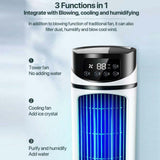 300ML Mini USB Portable Air Conditioner Cooler Fan Water Cooling Air Fan Conditioning Desktop ABS Black White 240*145.5mm