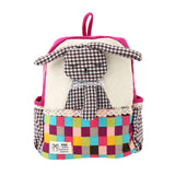 Kids School Bags Backpack Canvas Children' Backpack cute Cartoon Rabbit Children Kindergarten Primary Schoolbags 2018