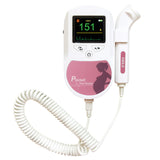 Pocket Fetal Doppler Color Prenatal Heart Monitor Baby Sound Heart Rate+Gel Waveform CONTEC