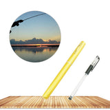 Portable Pocket Telescopic Mini Fishing Rod Pole Pen Shape Folded Fishing Rod With Reel Wheel For Outdoor River Lake Fishing