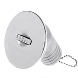 Stainless Steel Boat Deck FUEL Boat Deck Fill Filler 2''  W/  Keyless Cap