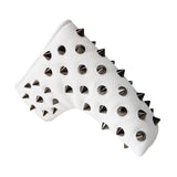 1 Pcs Golf Headcovers Rivets PU Leather For Driver Fairway  #3 #5 Hybrids Putter Black White Red
