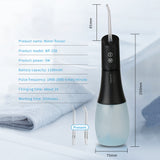 Oral Irrigator Dental Water Flosser 3 Modes Teeth Cleaner Water Jet 400ml Water Tank 5 modes Oral Cleaning ирригатор для зубов