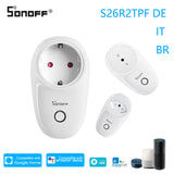 Sonoff S26 Wifi Smart Socket Schakelaa Plug App/Vocie Afstandsbediening Stopcontact Timing With Alexa Google Assistant IFTTT
