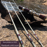 AIOUSHI Trout ejection rod mini player 1.55 m multi pitch rotary UL fishing rod glass fiber hollow tip Light travel decoy